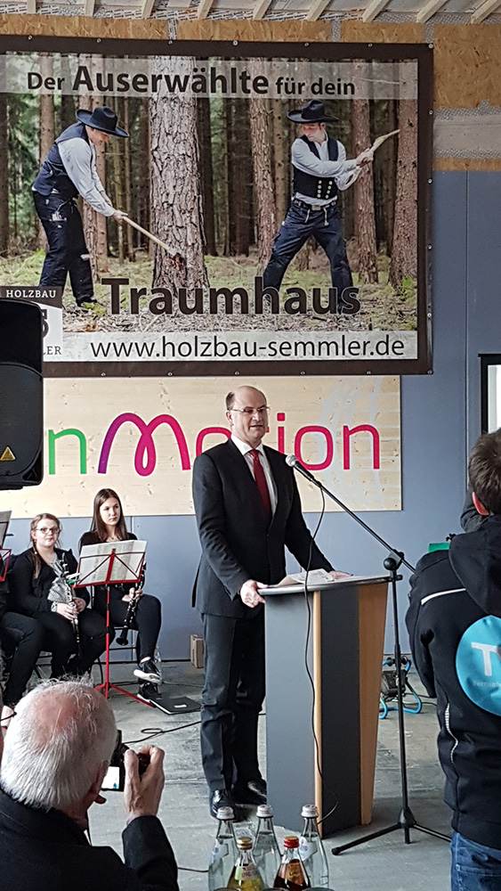 Richtfest und Kugelhalbzeit am Steinberger See
