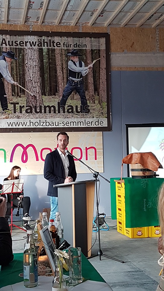 Richtfest und Kugelhalbzeit am Steinberger See