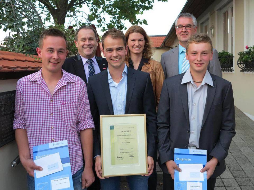 Holzbau Semmler hat die besten Lehrlinge