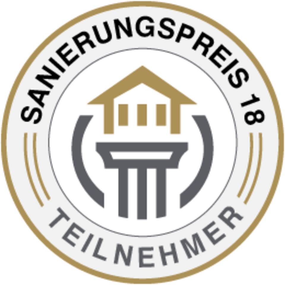 Teilnahme Sanierungspreis 2018