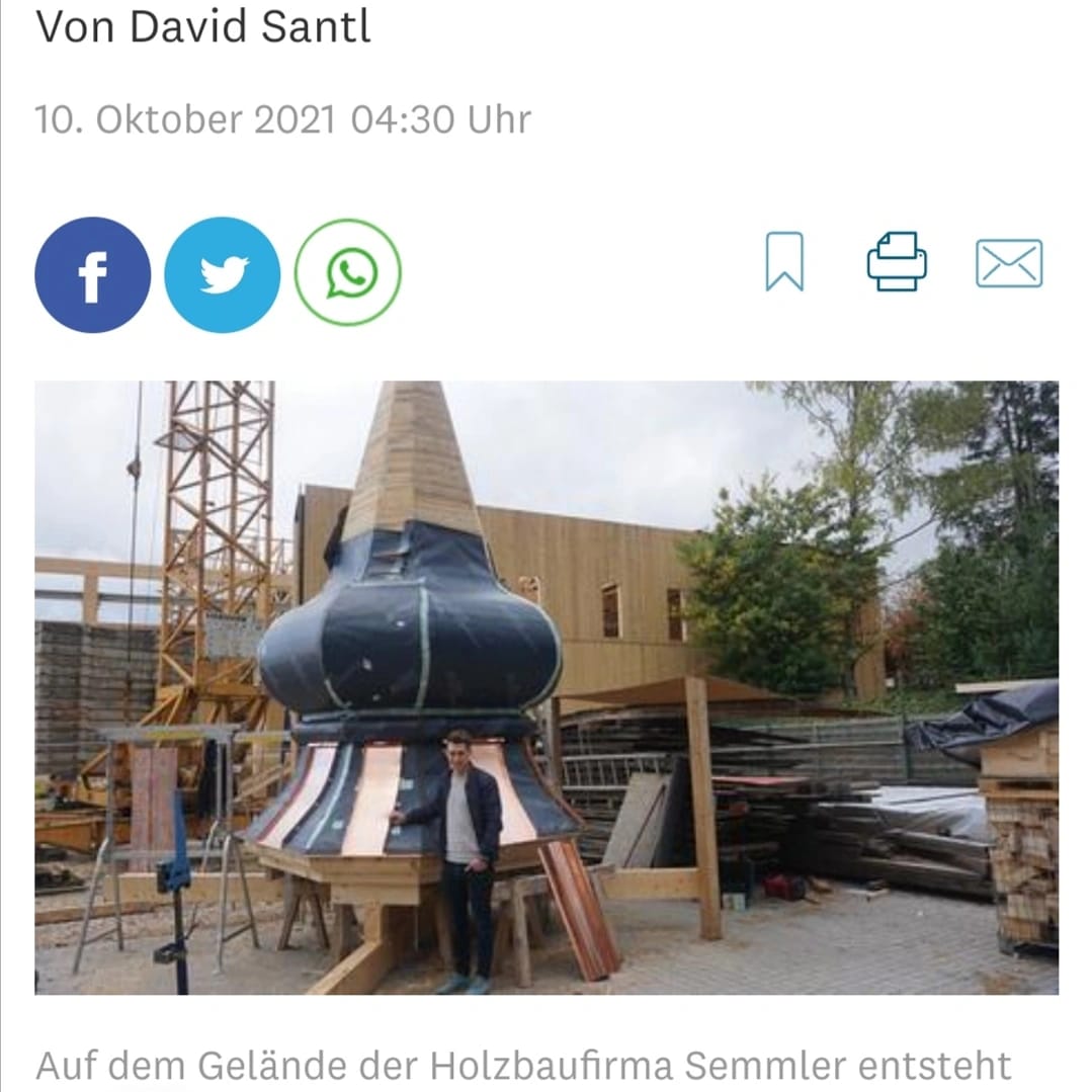 Sanierung der Nittenauer Kirchturmspitze