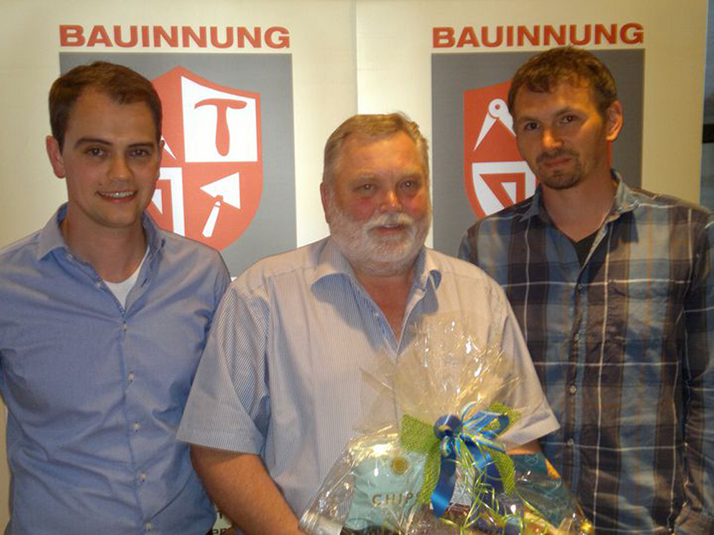 Neue Fachgruppenleiter der Zimmerer bei der Bauinnung Regensburg
