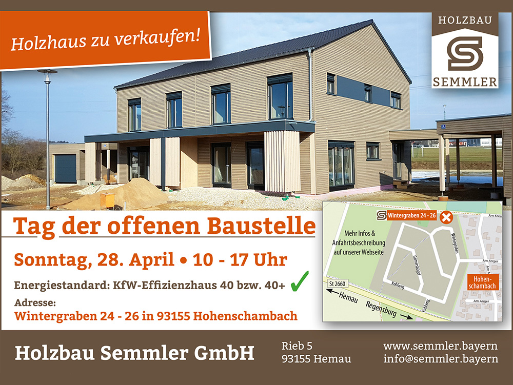 Tag der offenen Baustelle; 28.04.2019, 10:00 - 17:00 Uhr