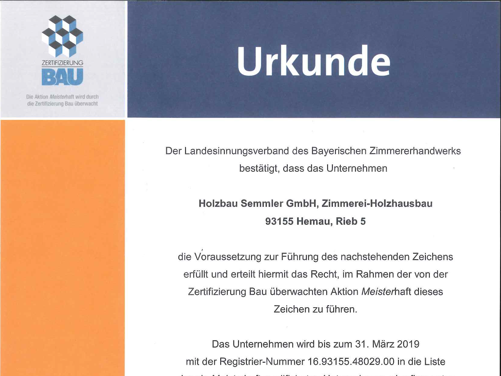 Meisterhaft 5 Sterne